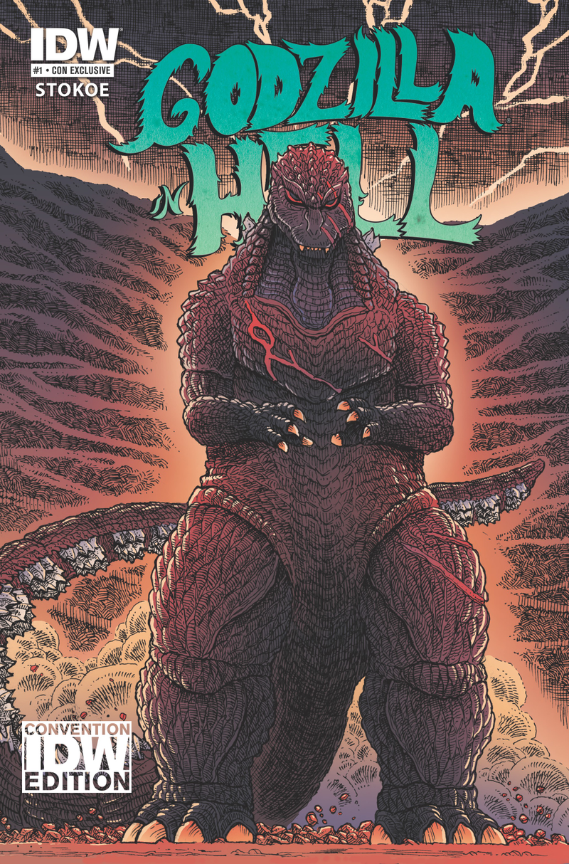 Illustration for article titled Exclusive IDW preview: New comics series sends Godzilla to hell